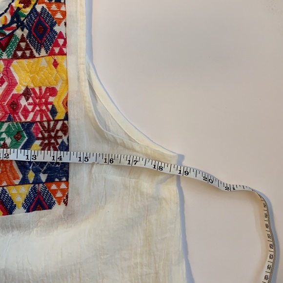 Hayden Los Angeles Embroidered Tieneck Peasant Top Size S - Picture 4 of 12